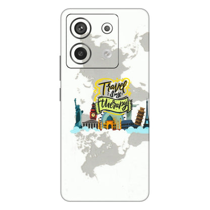 Xiaomi Redmi Phone Skins (All Models) - Travel Therapy - 3D Embossed Finish (L-199) Redmi Note 13 Pro 5G
