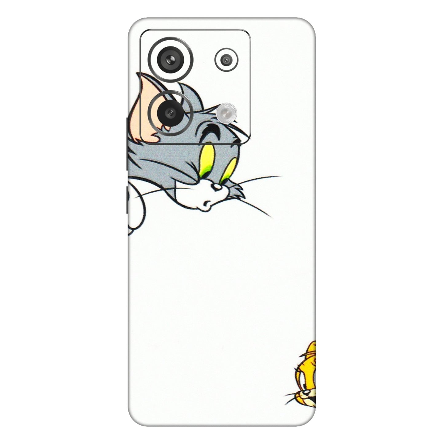 Xiaomi Redmi Phone Skins (All Models) - Cute Tom And Jerry - 3D Embossed Finish (L-220) Redmi Note 13 Pro 5G
