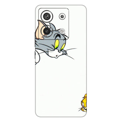 Xiaomi Redmi Phone Skins (All Models) - Cute Tom And Jerry - 3D Embossed Finish (L-220) Redmi Note 13 Pro 5G