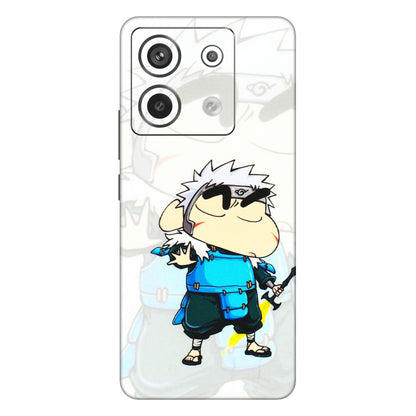 Xiaomi Redmi Phone Skins (All Models) - Angry Young Shinchan - 3D Embossed Finish (L-226) Redmi Note 13 Pro 5G