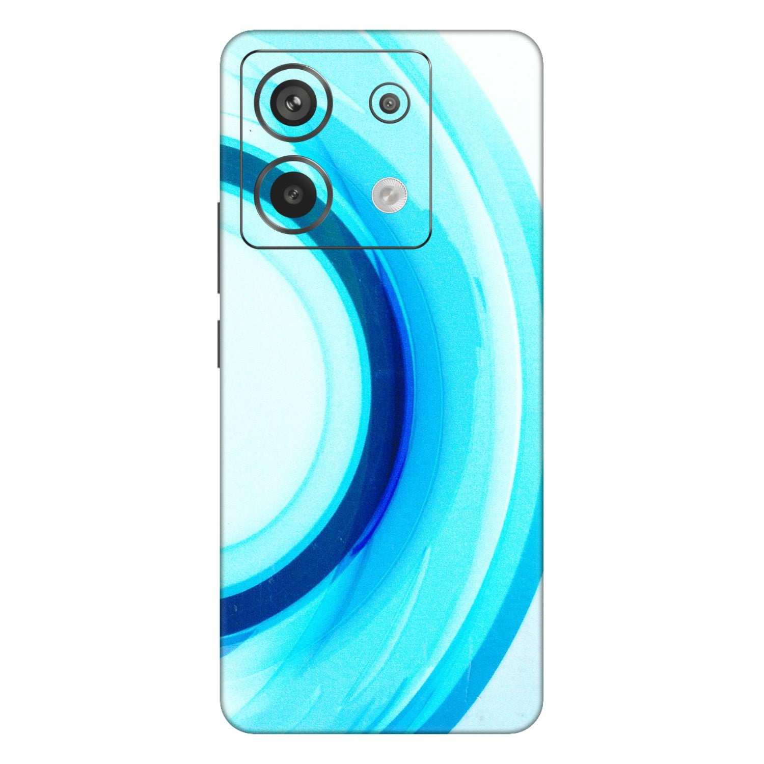 Xiaomi Redmi Phone Skins (All Models) - The Blue Curve - 3D Embossed Finish (L-244) Redmi Note 13 Pro 5G