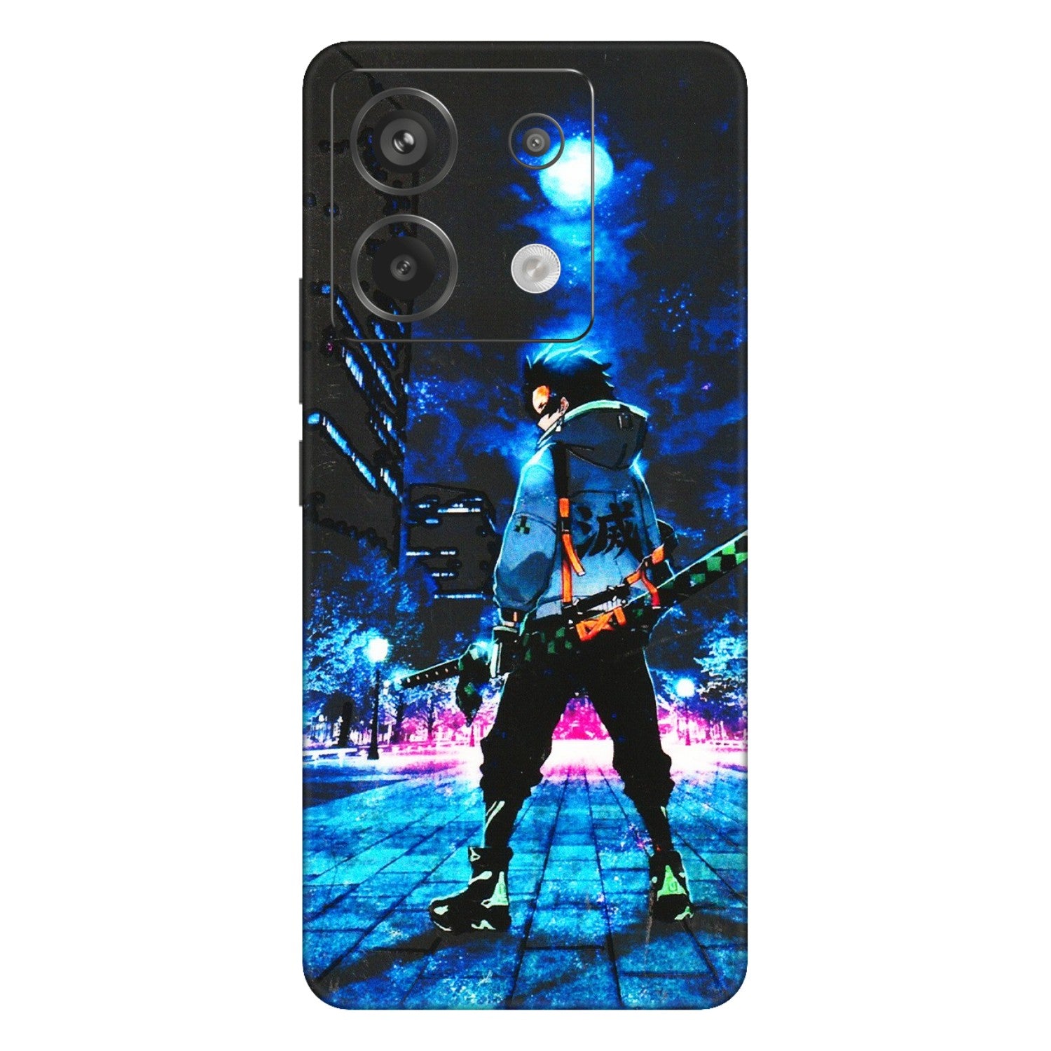 Xiaomi Redmi Phone Skins (All Models) - Demon Slayer Sword - 3D Embossed Finish (L-247) Redmi Note 13 Pro 5G