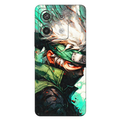 Xiaomi Redmi Phone Skins (All Models) - Kakashi Side Profile - 3D Embossed Finish (L-249) Redmi Note 13 Pro 5G