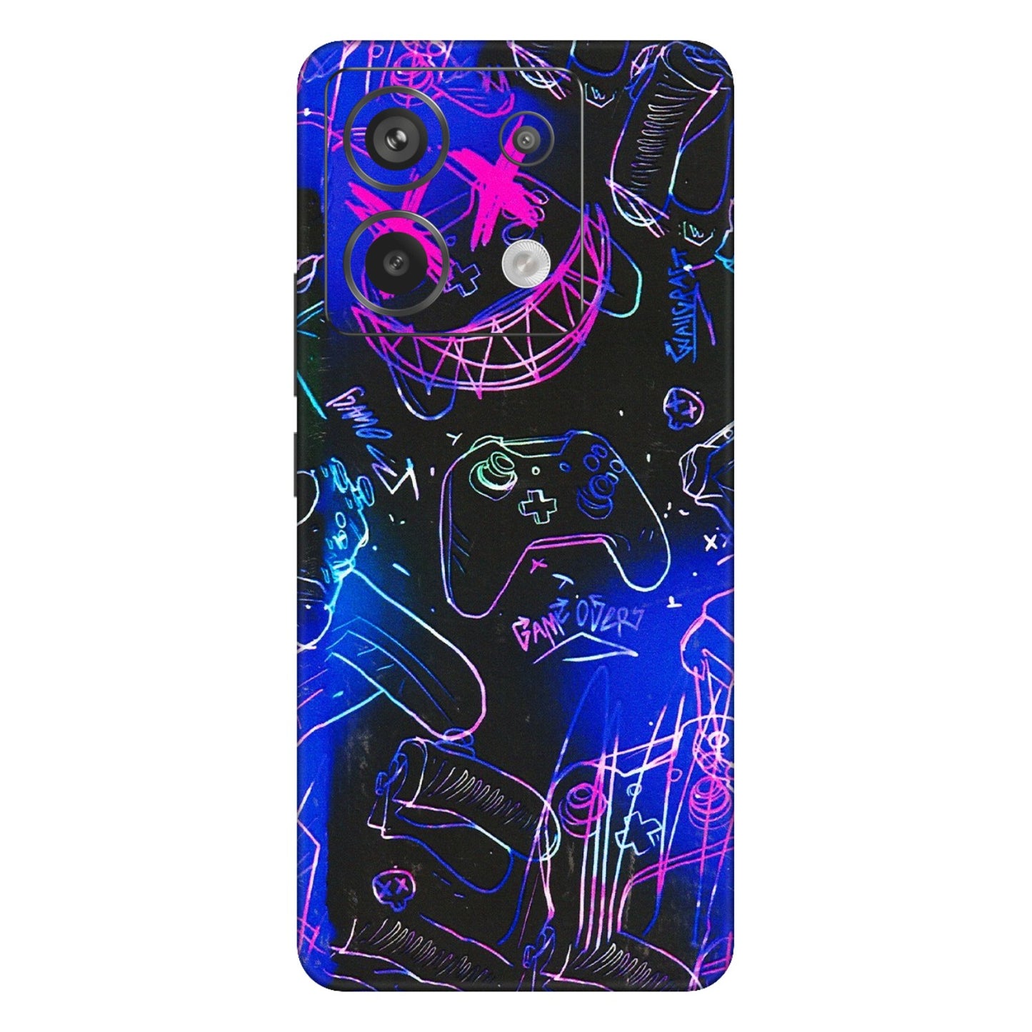 Xiaomi Redmi Phone Skins (All Models) - Gamers Paradise - 3D Embossed Finish (L-258) Redmi Note 13 Pro 5G
