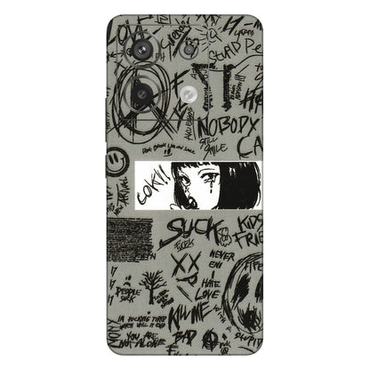 Xiaomi Redmi Phone Skins (All Models) - Never Have Love Anime - 3D Embossed Finish (L-260) Redmi Note 13 Pro 5G