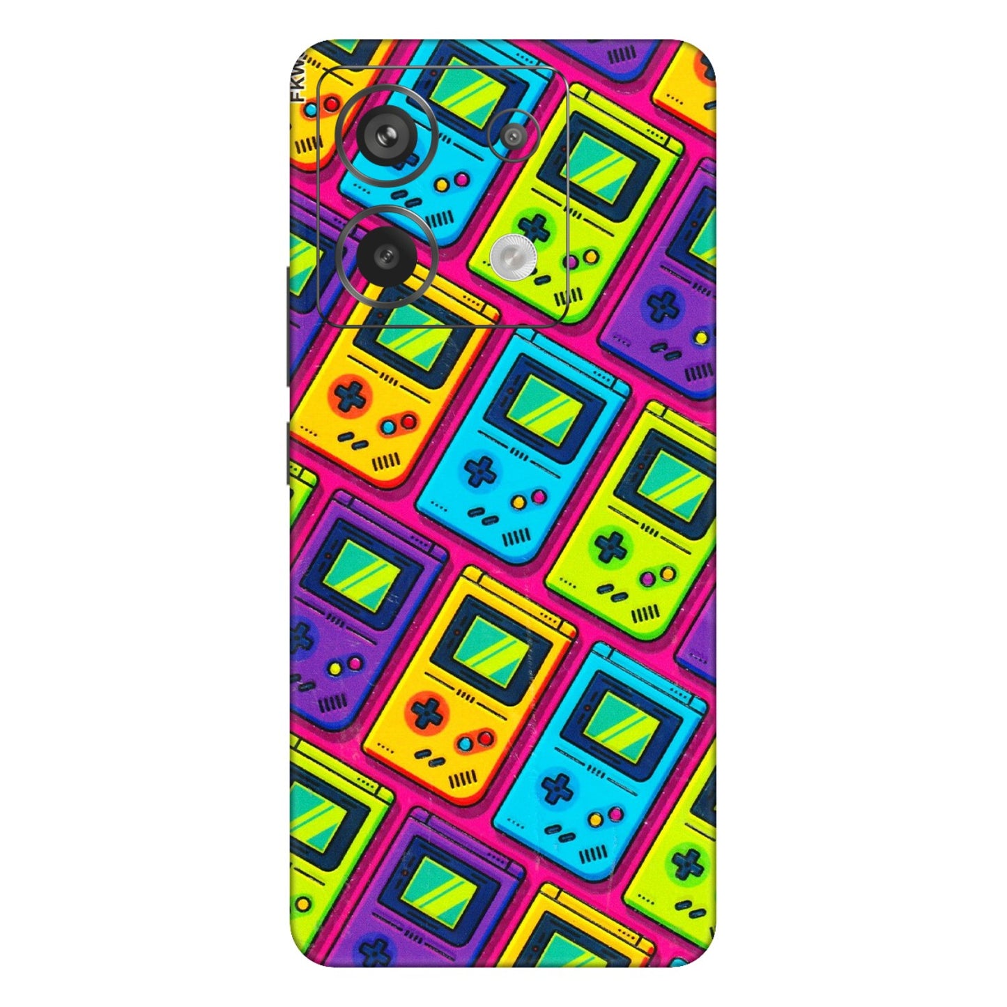 Xiaomi Redmi Phone Skins (All Models) - Gameboy Colourful - 3D Embossed Finish (L-266) Redmi Note 13 Pro 5G