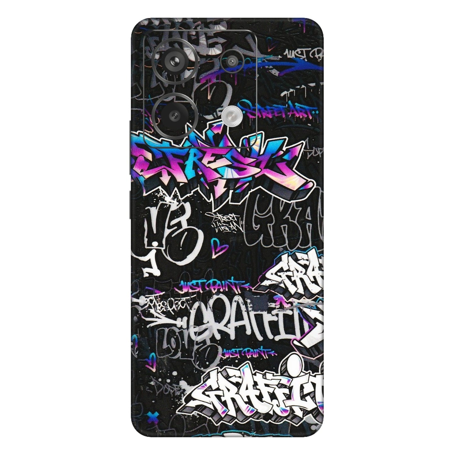 Xiaomi Redmi Phone Skins (All Models) - Graffiti Killer - 3D Embossed Finish (L-274) Redmi Note 13 Pro 5G