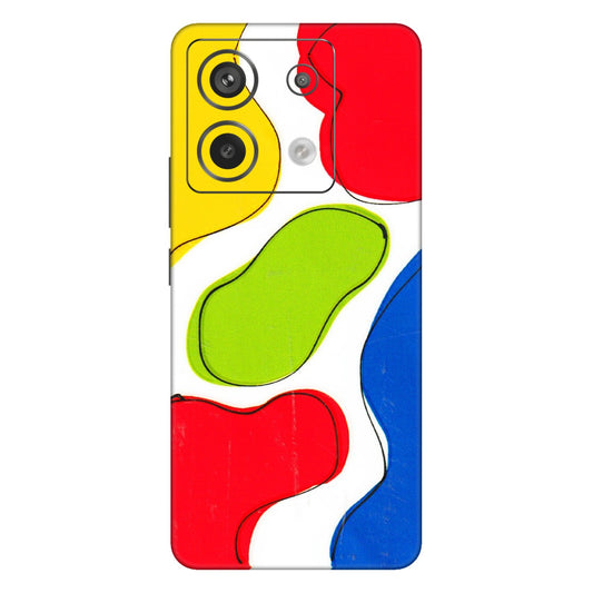 Xiaomi Redmi Phone Skins (All Models) - RGB Colour Paint - 3D Embossed Finish (L-284) Redmi Note 13 Pro 5G