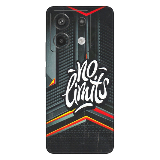 Xiaomi Redmi Phone Skins (All Models) - No Limits - 3D Embossed Finish (L-286) Redmi Note 13 Pro 5G