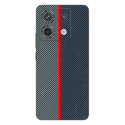 Xiaomi Redmi Phone Skins (All Models) - Blue Sober Lines - 3D Embossed Finish (L-305) Redmi Note 13 Pro 5G