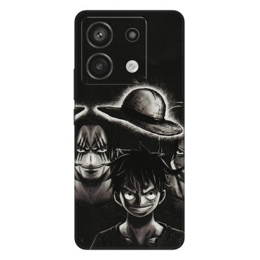Xiaomi Redmi Phone Skins (All Models) - Black Luffy Hat - 3D Embossed Finish (L-57) Redmi Note 13 Pro 5G