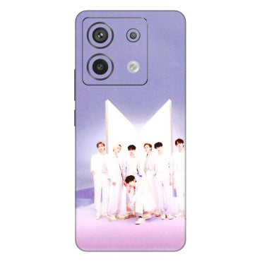Xiaomi Redmi Phone Skins (All Models) - BTS - 3D Embossed Finish (L-94) Redmi Note 13 Pro 5G