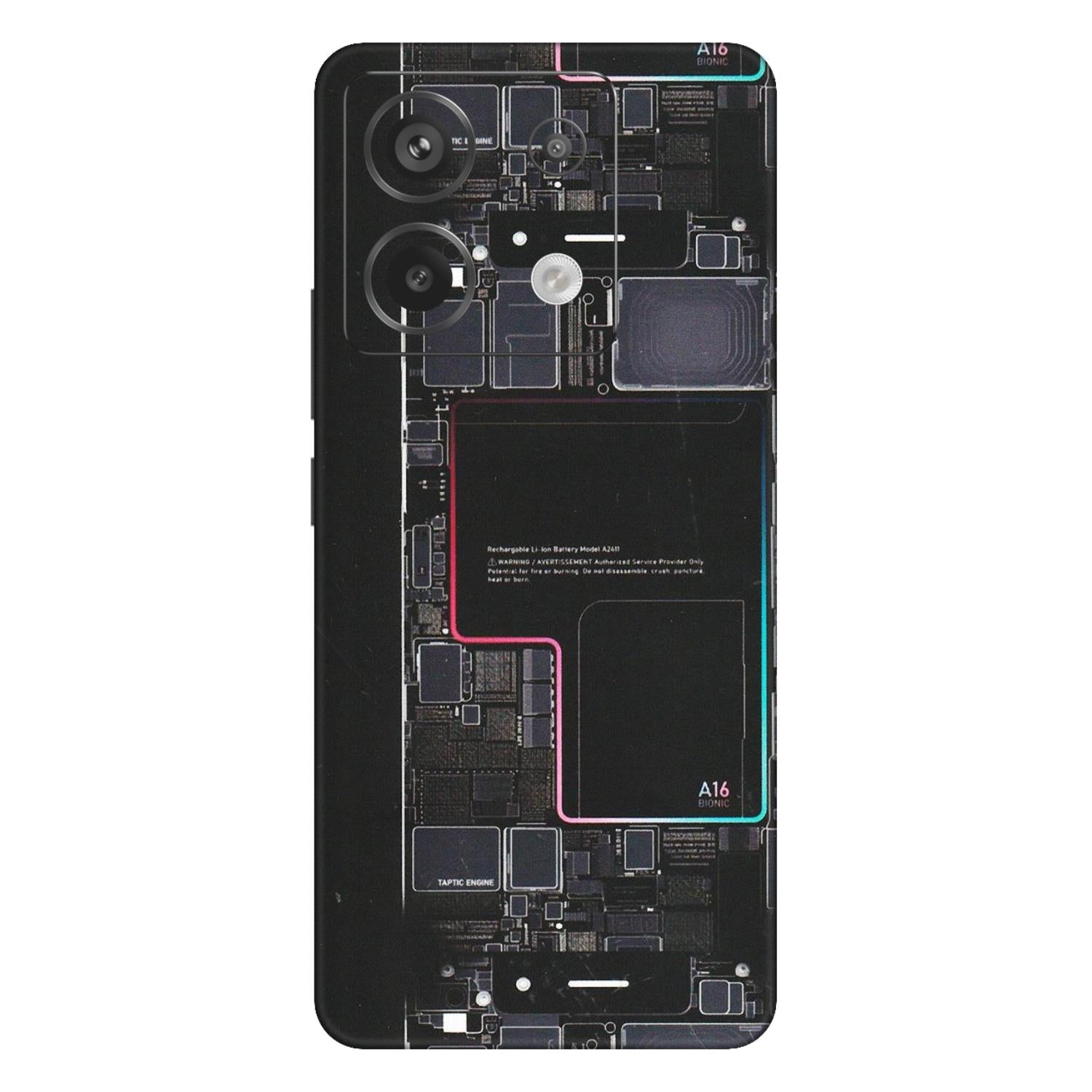 Xiaomi Redmi Phone Skins (All Models) - Motherboard Circuit Layout - Matte Finish (M-117) Redmi Note 13 Pro 5G