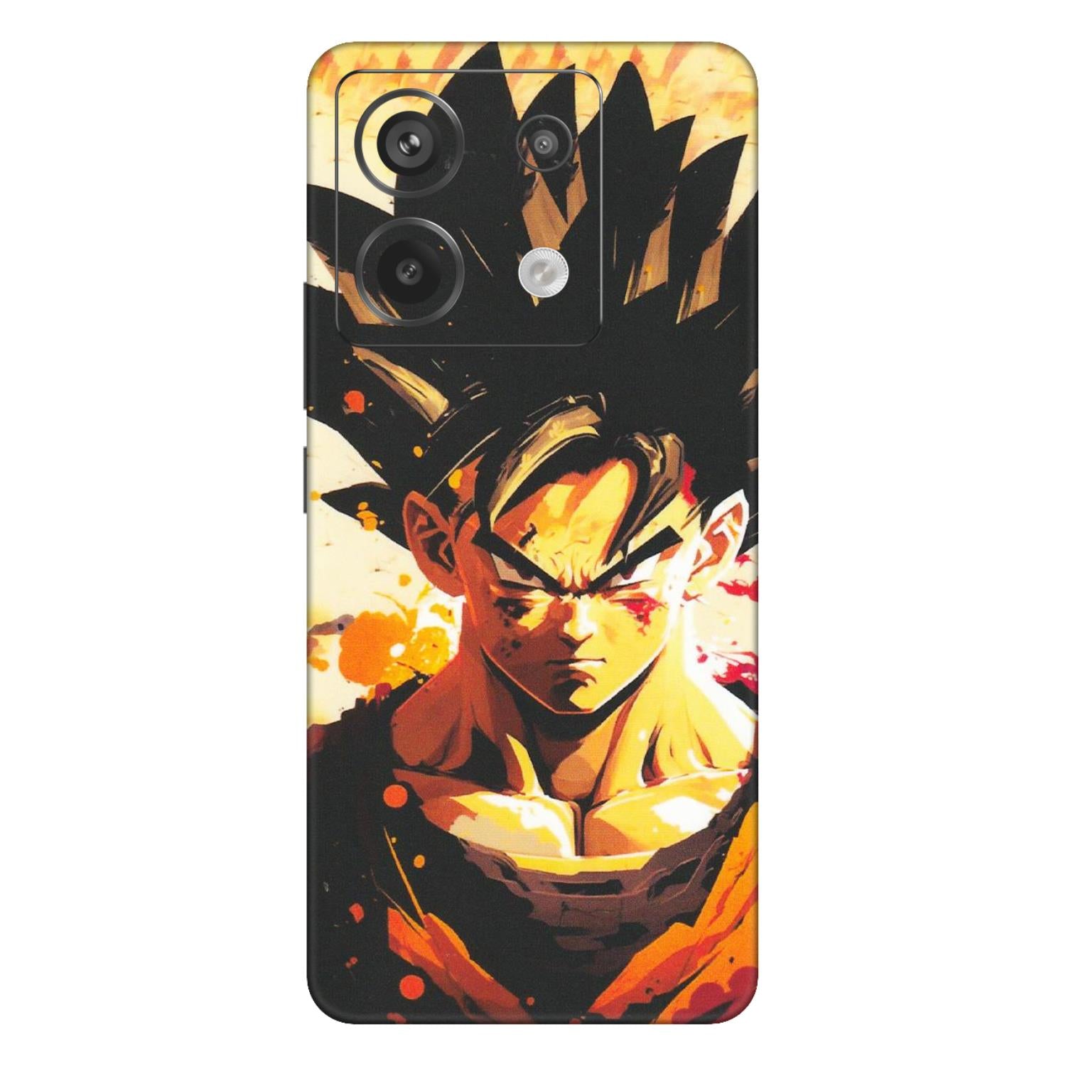Xiaomi Redmi Phone Skins (All Models) - Angry Goku - Matte Finish (M-12) Redmi Note 13 Pro 5G