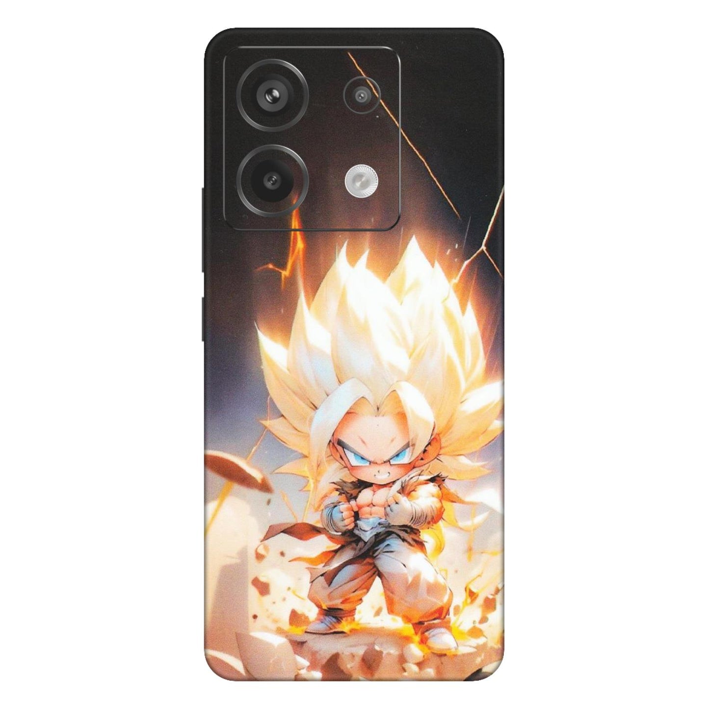 Xiaomi Redmi Phone Skins (All Models) - Goku Dragon Cute Anime - Matte Finish (M-131) Redmi Note 13 Pro 5G