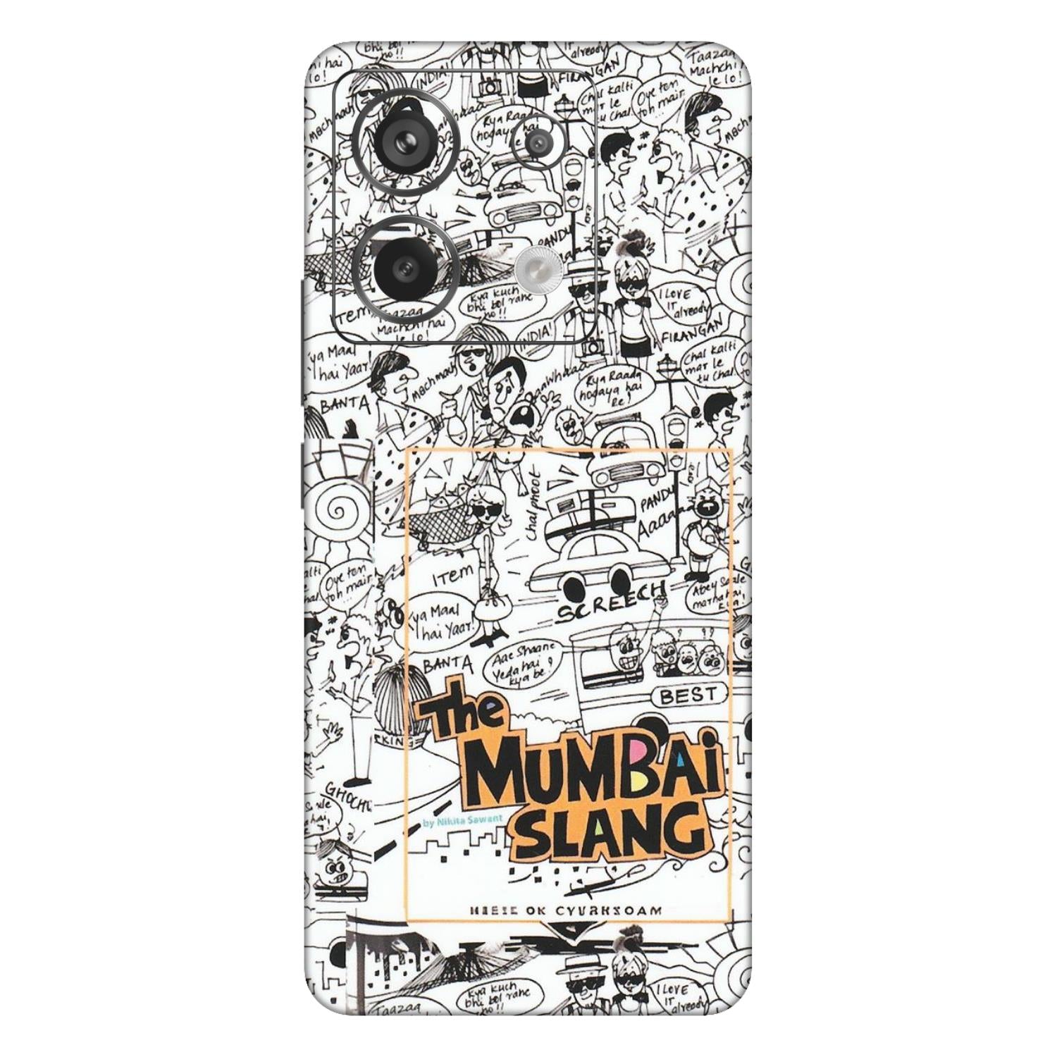Xiaomi Redmi Phone Skins (All Models) - The Mumbai Slang - Matte Finish (M-142) Redmi Note 13 Pro 5G