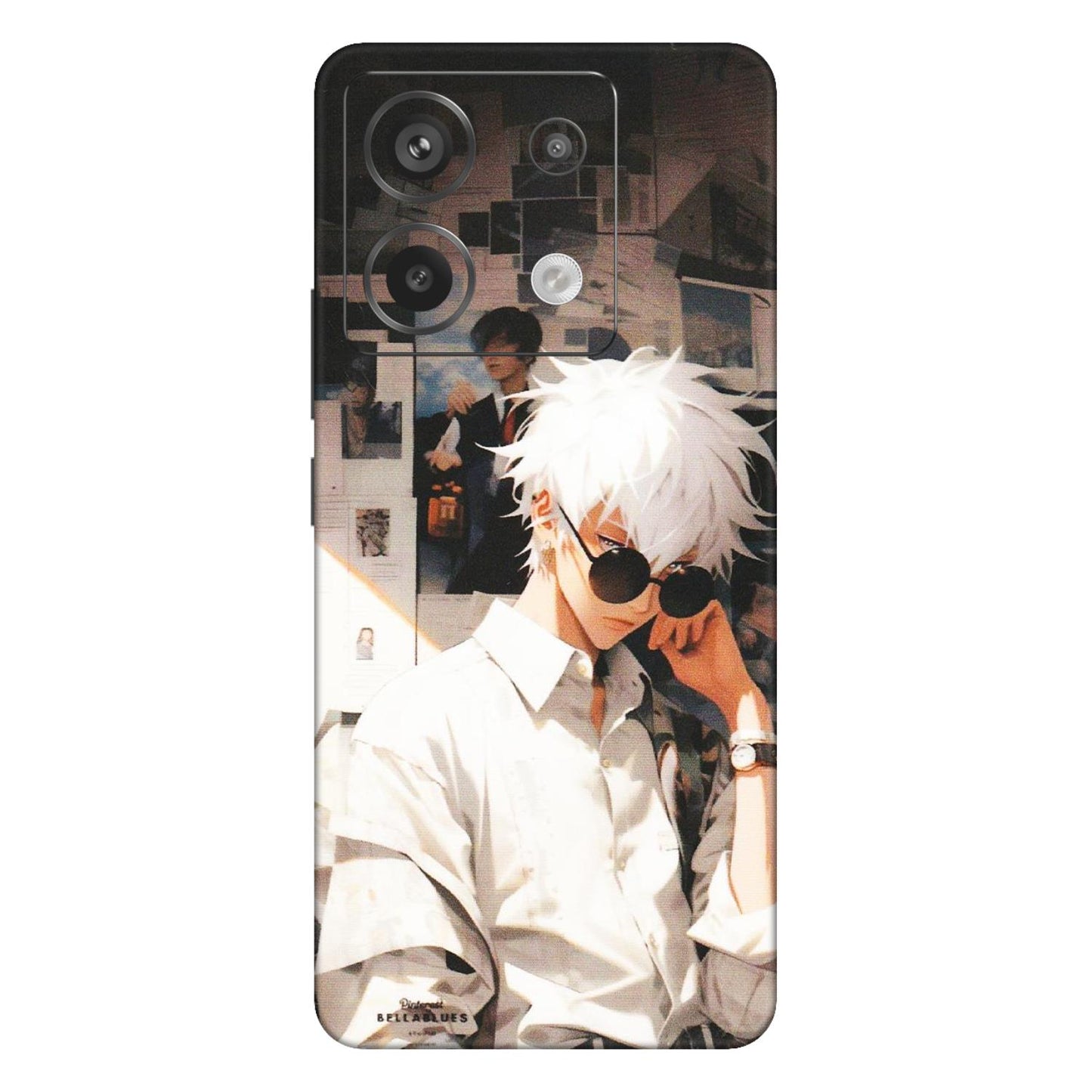 Xiaomi Redmi Phone Skins (All Models) - Gojo Satoru Jujustu Kaisen Anime - Matte Finish (M-156) Redmi Note 13 Pro 5G