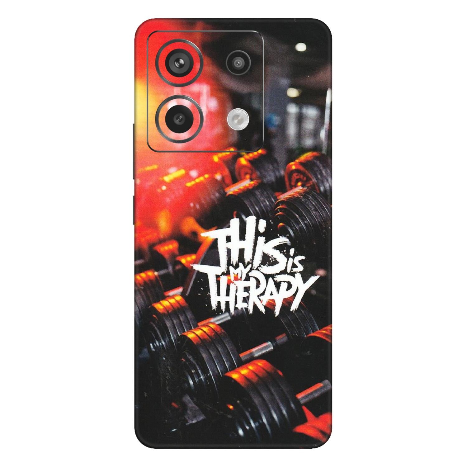 Xiaomi Redmi Phone Skins (All Models) - GYM Lover Therapy - Matte Finish (M-160) Redmi Note 13 Pro 5G
