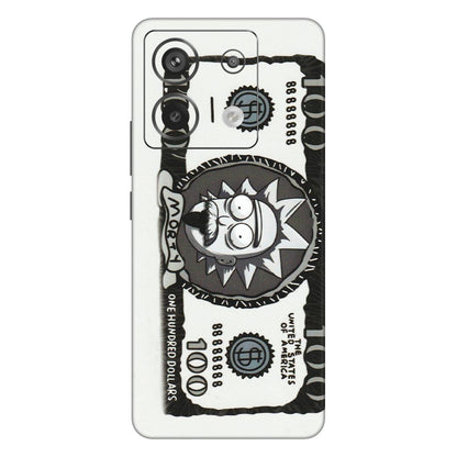 Xiaomi Redmi Phone Skins (All Models) - Rick And Morty Hundred Dollar Anime - Matte Finish (M-161) Redmi Note 13 Pro 5G