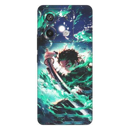 Xiaomi Redmi Phone Skins (All Models) - Sword Fighter Anime - Matte Finish (M-29) Redmi Note 13 Pro 5G