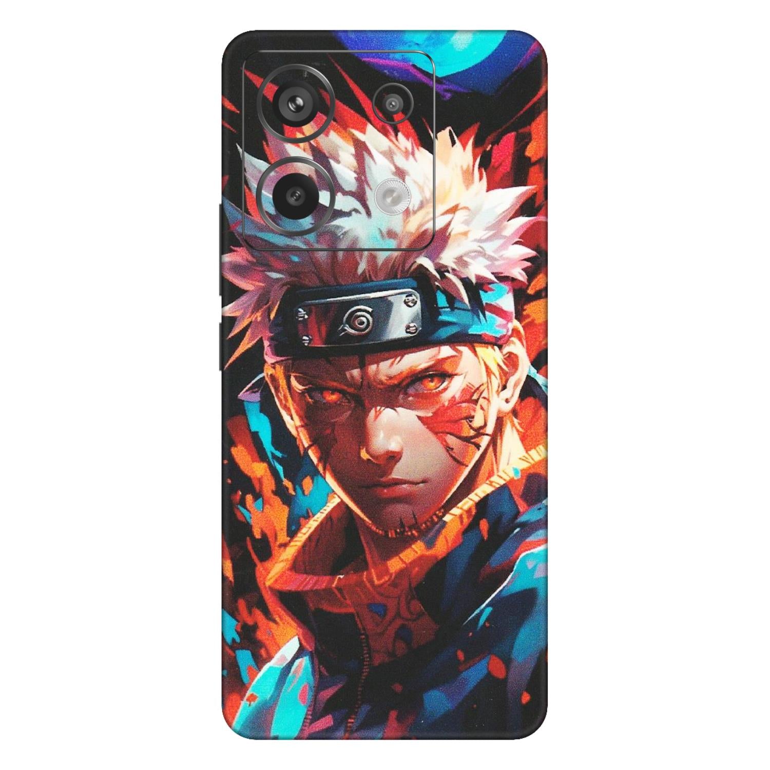 Xiaomi Redmi Phone Skins (All Models) - Anime Ferocious Character - Matte Finish (M-44) Redmi Note 13 Pro 5G