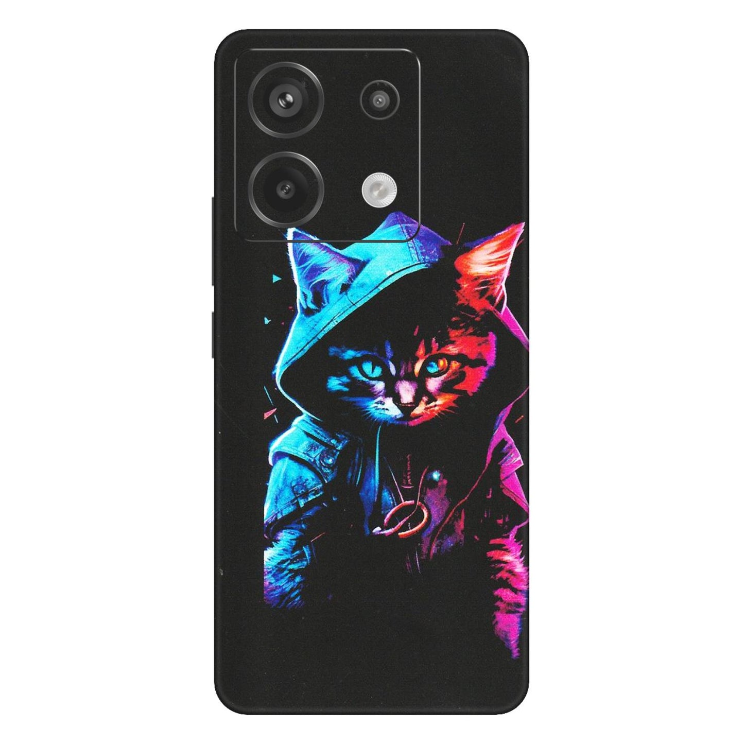 Xiaomi Redmi Phone Skins (All Models) - Cyberpunk Cat - Matte Finish (M-45) Redmi Note 13 Pro 5G