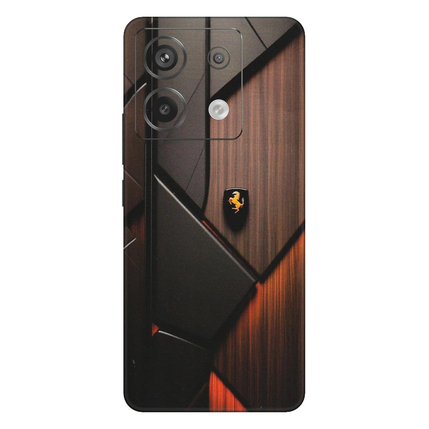 Xiaomi Redmi Phone Skins (All Models) - Lambo Beauty Wood Pattern Sober - Matte Finish (M-51) Redmi Note 13 Pro 5G
