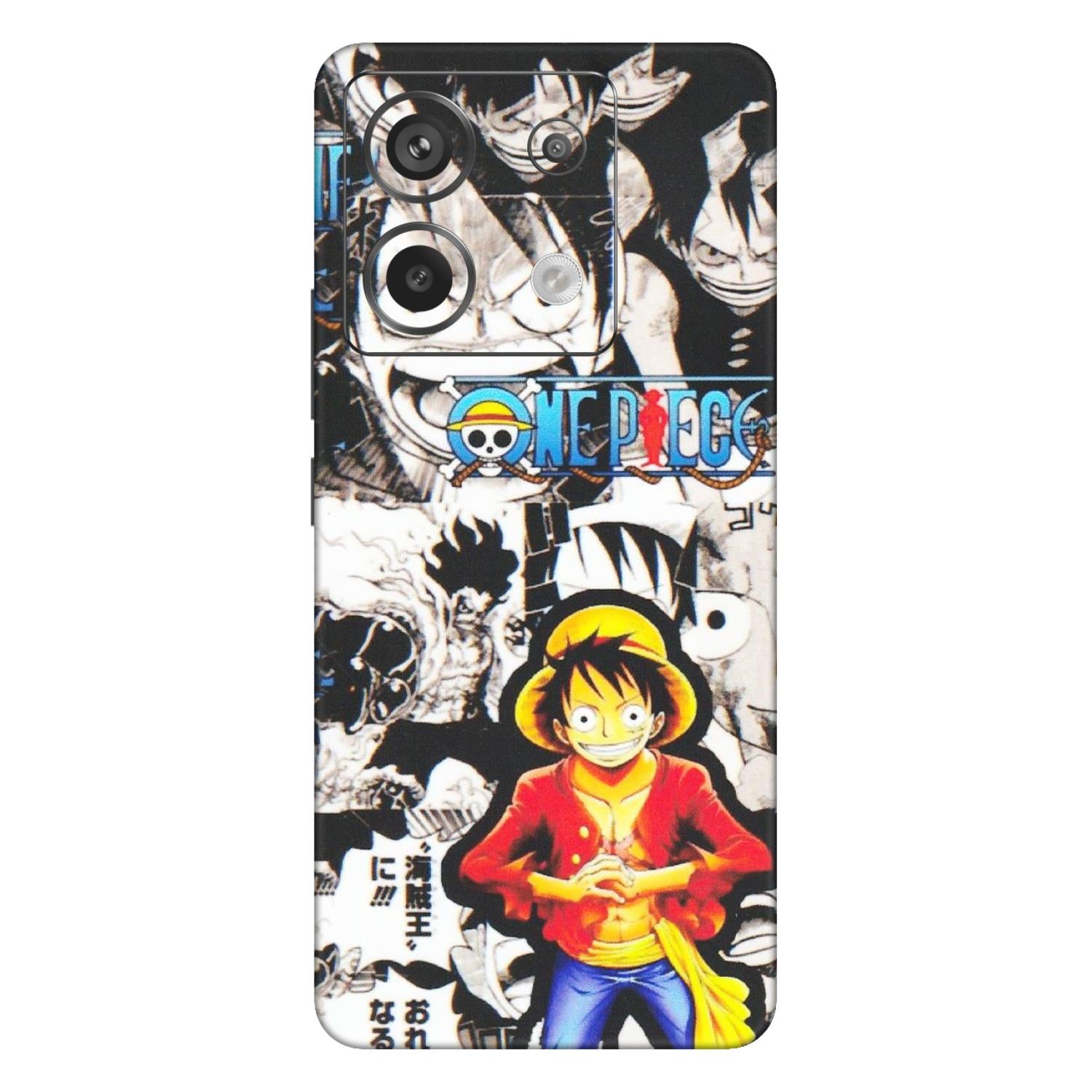 Xiaomi Redmi Phone Skins (All Models) - One Piece B&W - Matte Finish (M-63) Redmi Note 13 Pro 5G