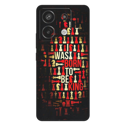 Xiaomi Redmi Phone Skins (All Models) - Born To Be King - Matte Finish (M-73) Redmi Note 13 Pro 5G