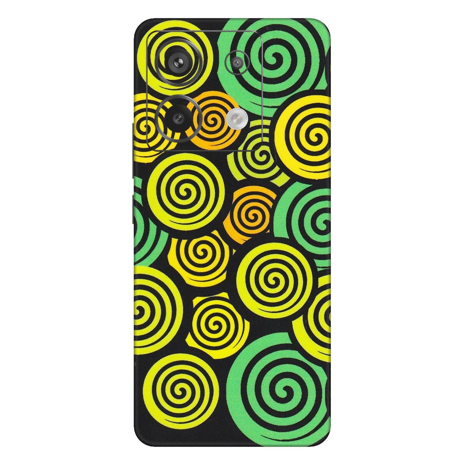 Xiaomi Redmi Phone Skins (All Models) - Crazy Spiral - Matte Finish (M-91) Redmi Note 13 Pro 5G