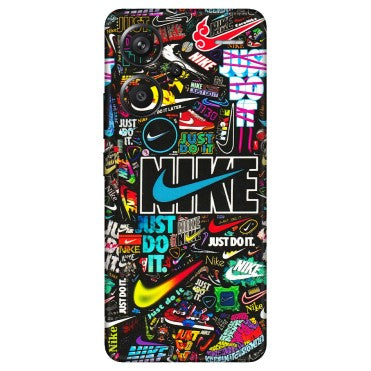 Xiaomi Redmi Phone Skins (All Models) - Just Do It Doodles - 3D Embossed Finish (L-166) Redmi Note 13 Pro Plus 5G