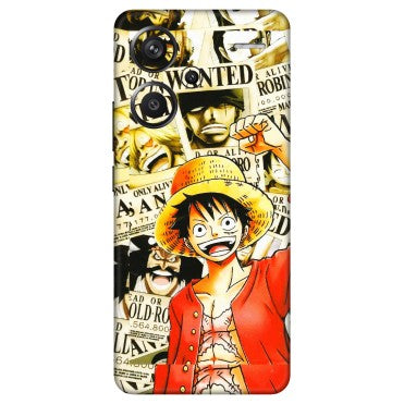 Xiaomi Redmi Phone Skins (All Models) - Luffy Anime - 3D Embossed Finish (L-177) Redmi Note 13 Pro Plus 5G