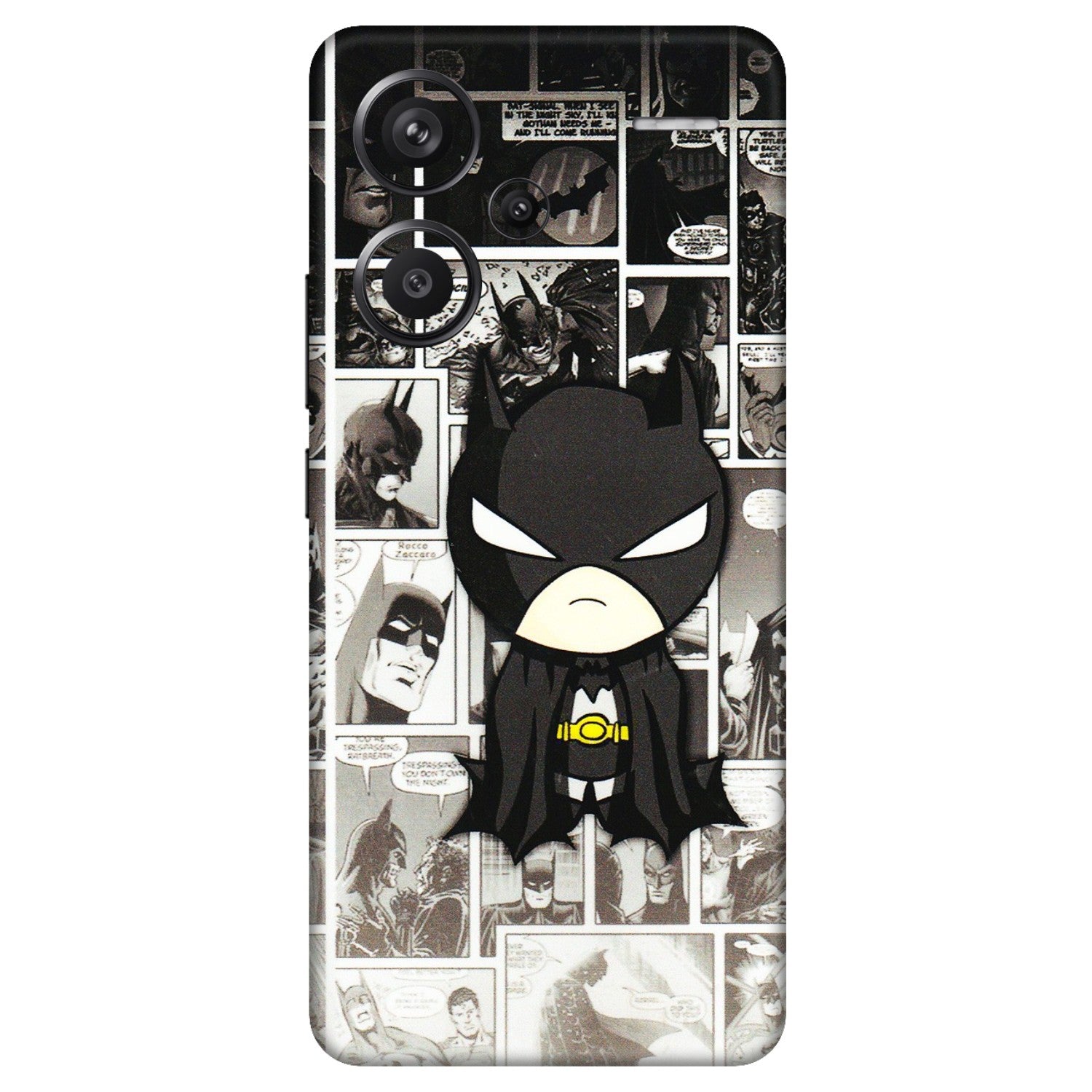 Xiaomi Redmi Phone Skins (All Models) - Toon Batman - 3D Embossed Finish (L-182) Redmi Note 13 Pro Plus 5G