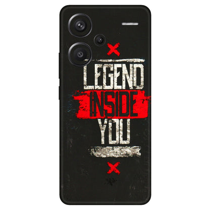 Xiaomi Redmi Phone Skins (All Models) - Legend Inside You - 3D Embossed Finish (L-186) Redmi Note 13 Pro Plus 5G