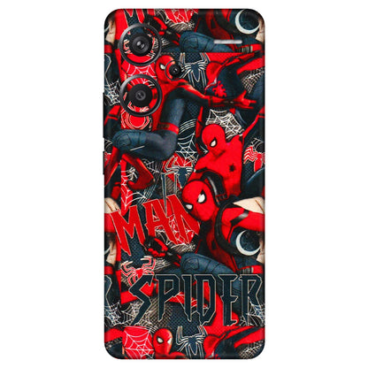 Xiaomi Redmi Phone Skins (All Models) - SpiderMan Cool - 3D Embossed Finish (L-188) Redmi Note 13 Pro Plus 5G