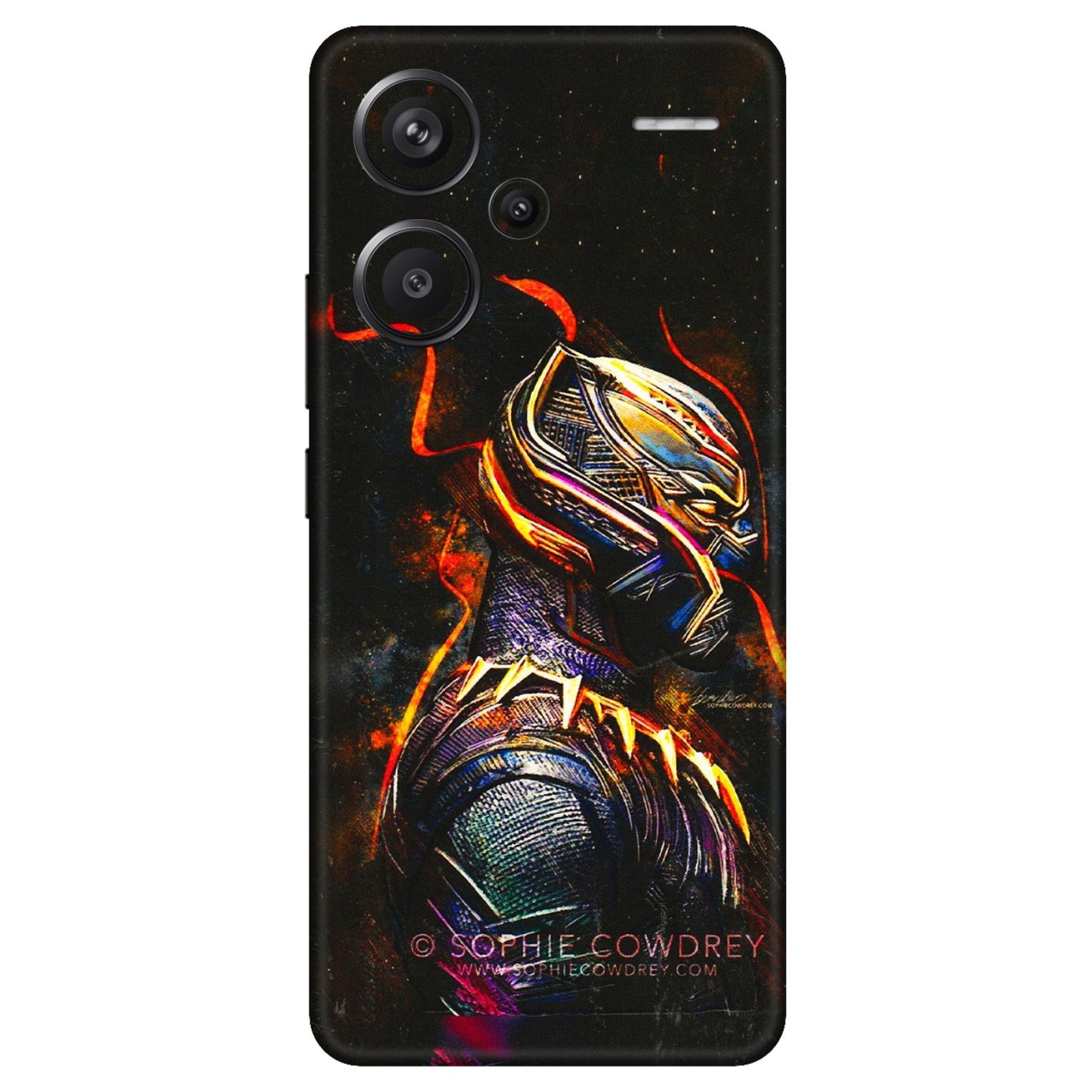 Xiaomi Redmi Phone Skins (All Models) - Black Panther - 3D Embossed Finish (L-190) Redmi Note 13 Pro Plus 5G
