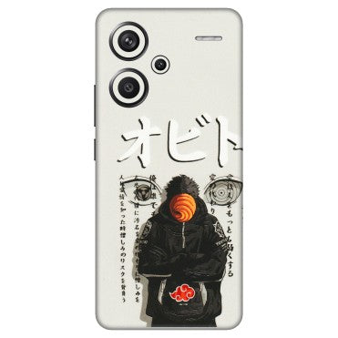 Xiaomi Redmi Phone Skins (All Models) - Obito Anime Eye - 3D Embossed Finish (L-19) Redmi Note 13 Pro Plus 5G