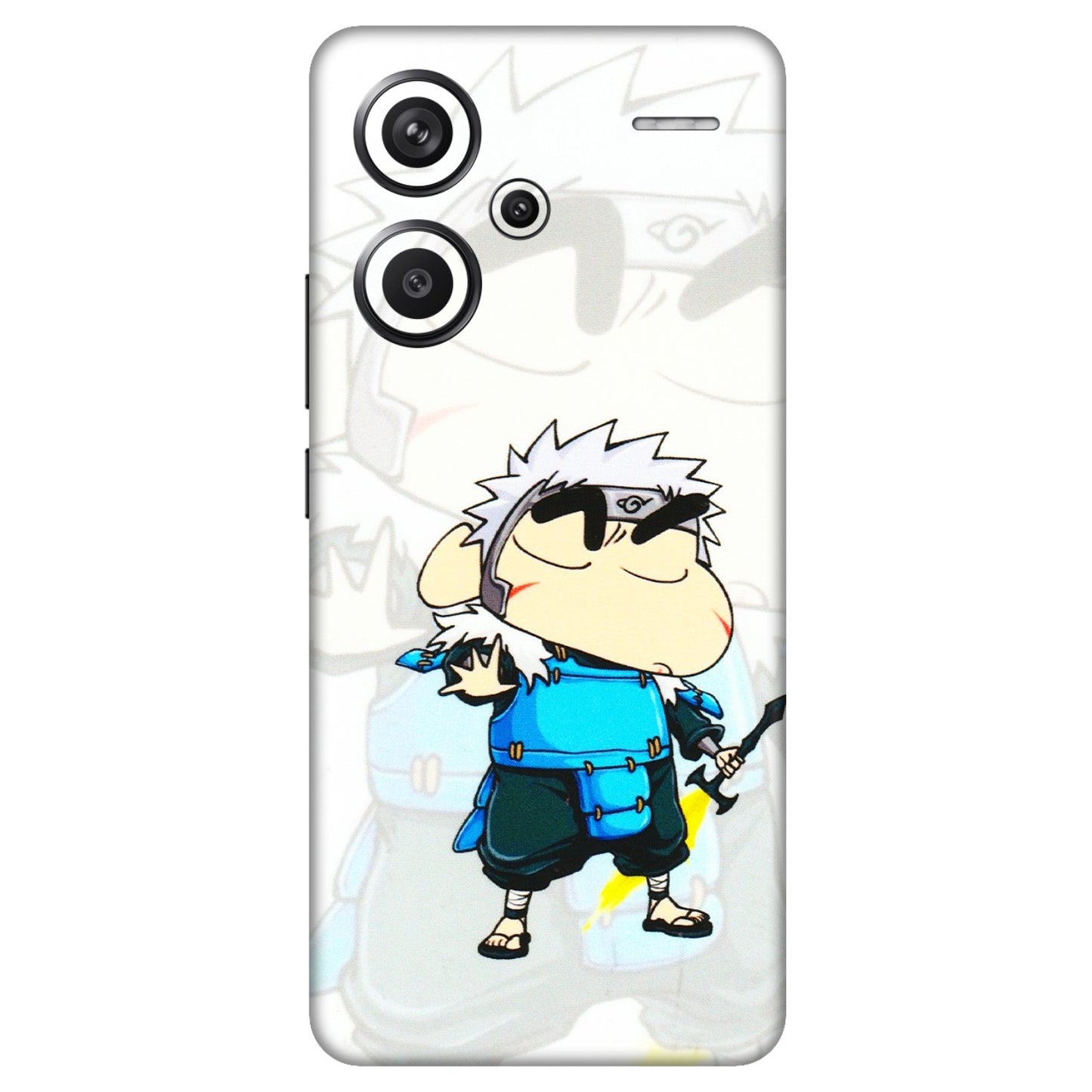 Xiaomi Redmi Phone Skins (All Models) - Angry Young Shinchan - 3D Embossed Finish (L-226) Redmi Note 13 Pro Plus 5G