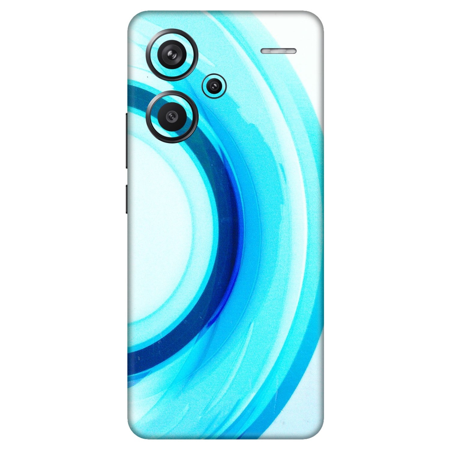 Xiaomi Redmi Phone Skins (All Models) - The Blue Curve - 3D Embossed Finish (L-244) Redmi Note 13 Pro Plus 5G