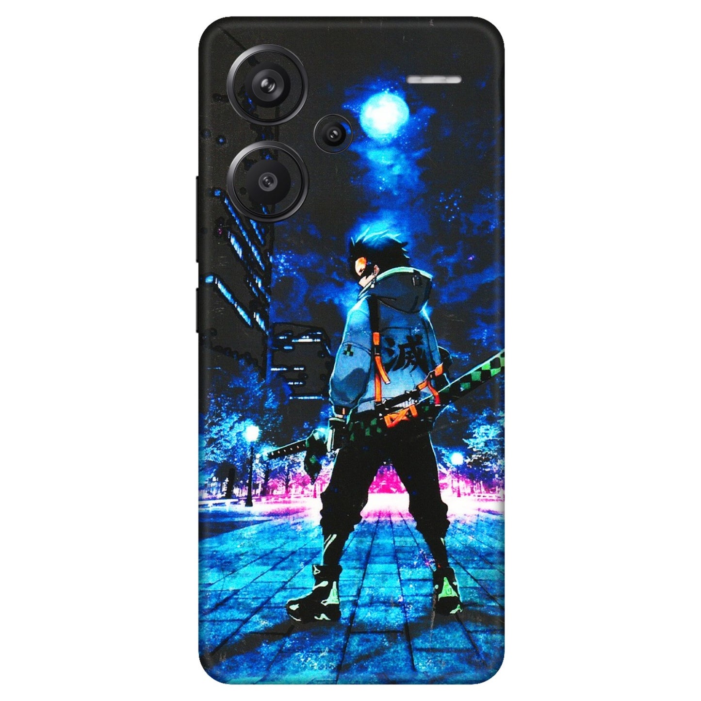 Xiaomi Redmi Phone Skins (All Models) - Demon Slayer Sword - 3D Embossed Finish (L-247) Redmi Note 13 Pro Plus 5G