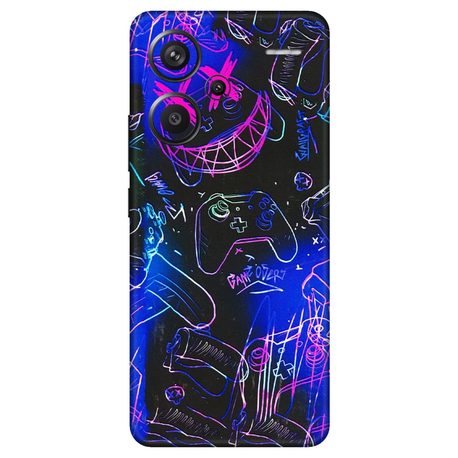 Xiaomi Redmi Phone Skins (All Models) - Gamers Paradise - 3D Embossed Finish (L-258) Redmi Note 13 Pro Plus 5G