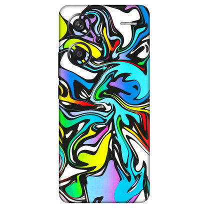 Xiaomi Redmi Phone Skins (All Models) - Abstract Colour Paints - 3D Embossed Finish (L-271) Redmi Note 13 Pro Plus 5G