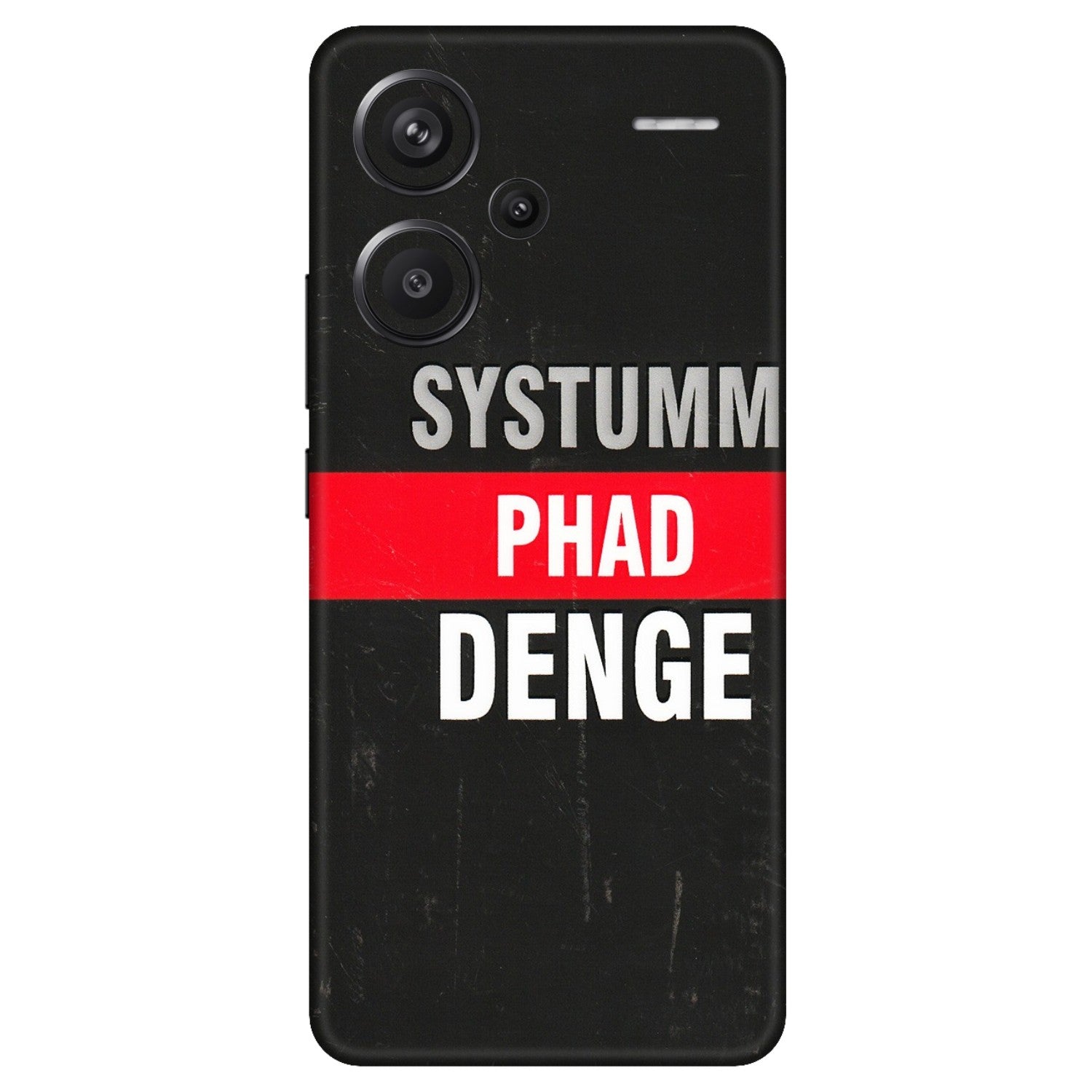 Xiaomi Redmi Phone Skins (All Models) - Systumm Phad Denge - 3D Embossed Finish (L-278) Redmi Note 13 Pro Plus 5G