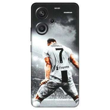 Xiaomi Redmi Phone Skins (All Models) - Ronaldo CR7 Crazy - 3D Embossed Finish (L-44) Redmi Note 13 Pro Plus 5G