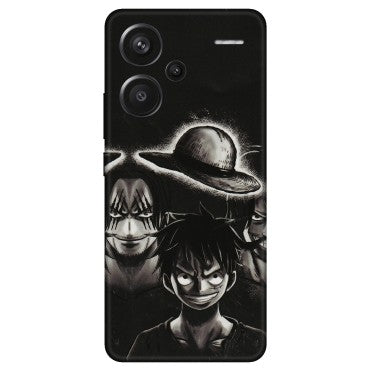 Xiaomi Redmi Phone Skins (All Models) - Black Luffy Hat - 3D Embossed Finish (L-57) Redmi Note 13 Pro Plus 5G