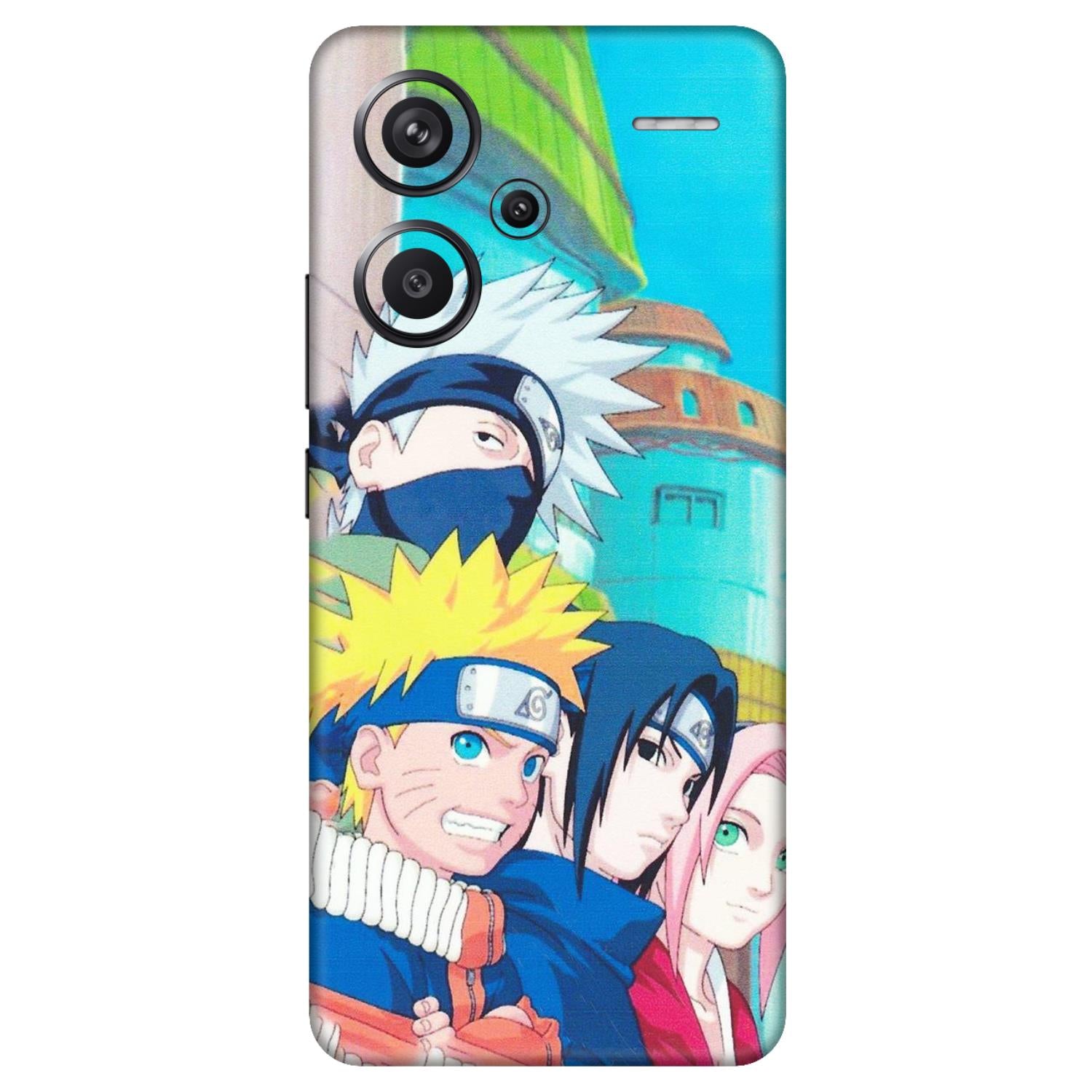 Xiaomi Redmi Phone Skins (All Models) - Team Minato And Kakashi - Matte Finish (M-101) Redmi Note 13 Pro Plus 5G