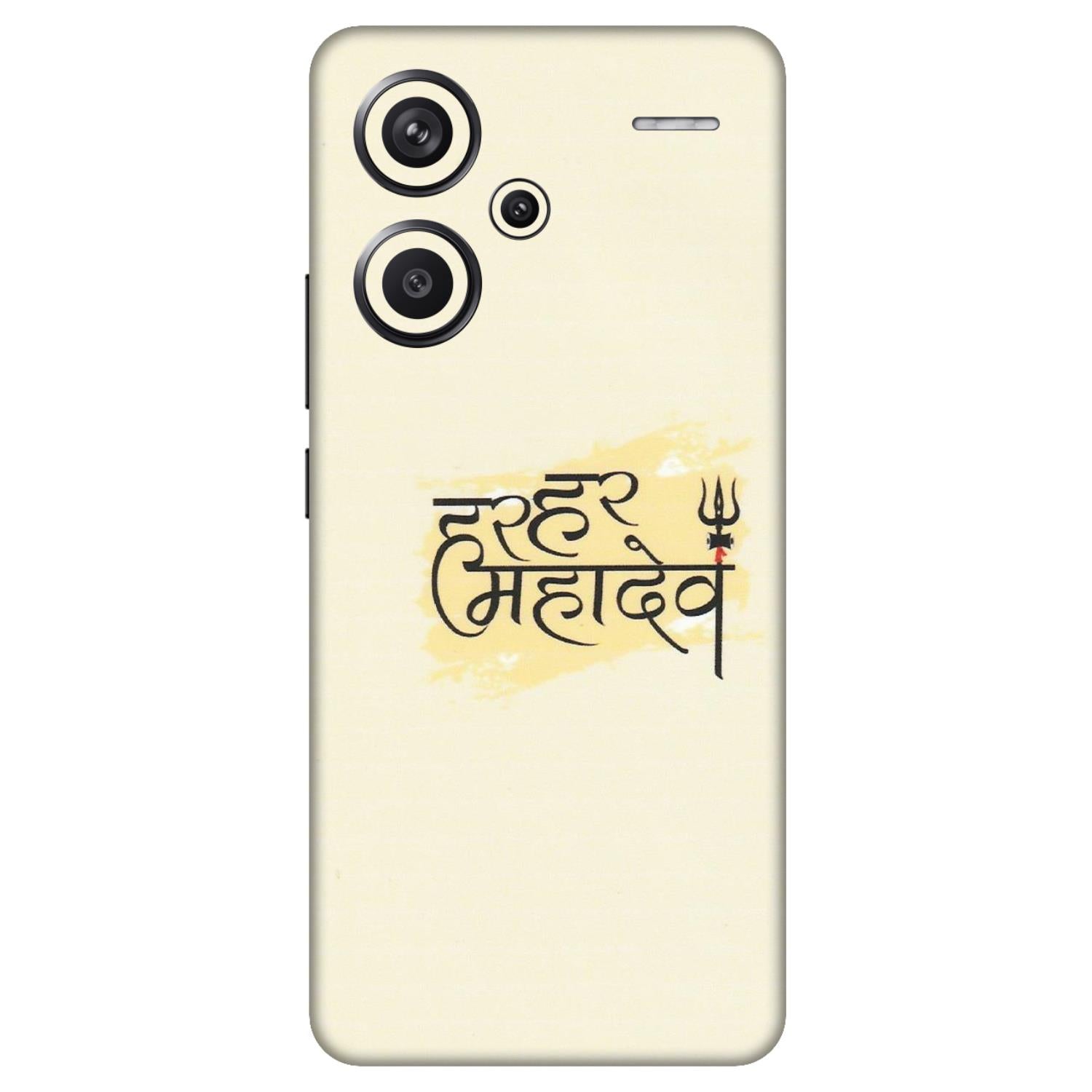 Xiaomi Redmi Phone Skins (All Models) - Har Har Mahadev - Matte Finish (M-10) Redmi Note 13 Pro Plus 5G
