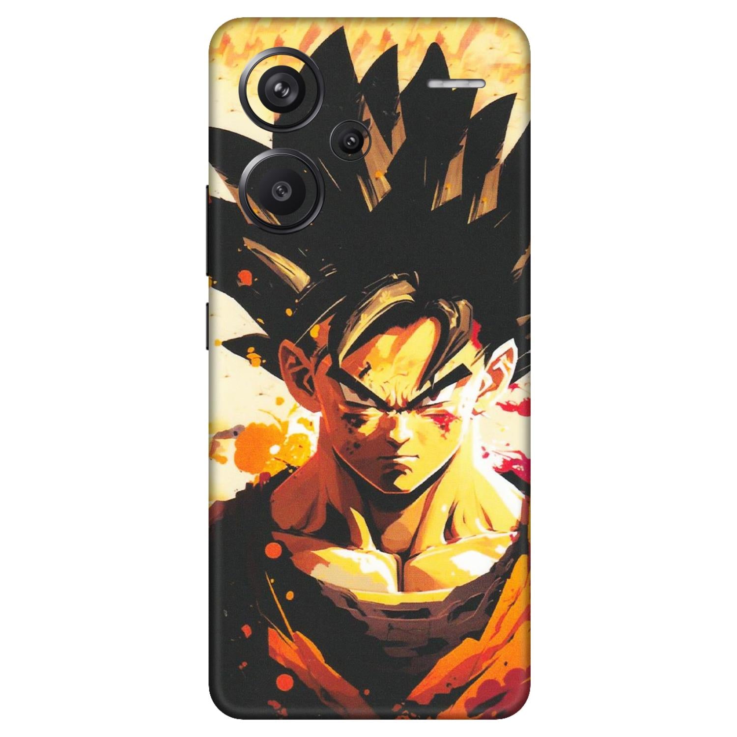 Xiaomi Redmi Phone Skins (All Models) - Angry Goku - Matte Finish (M-12) Redmi Note 13 Pro Plus 5G