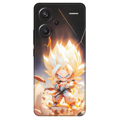 Xiaomi Redmi Phone Skins (All Models) - Goku Dragon Cute Anime - Matte Finish (M-131) Redmi Note 13 Pro Plus 5G