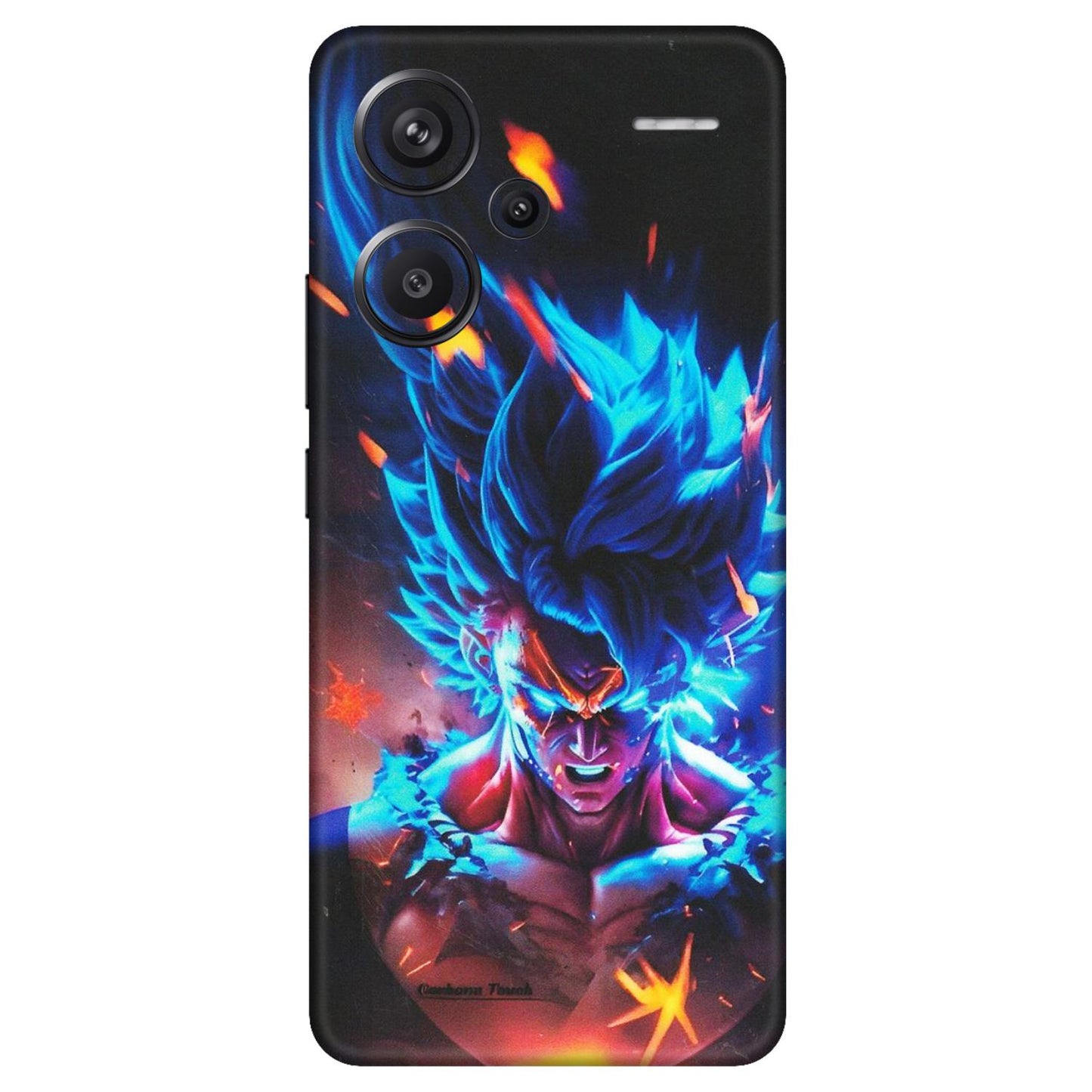Xiaomi Redmi Phone Skins (All Models) - Angry Goku Dragon Ball Anime - Matte Finish (M-150) Redmi Note 13 Pro Plus 5G